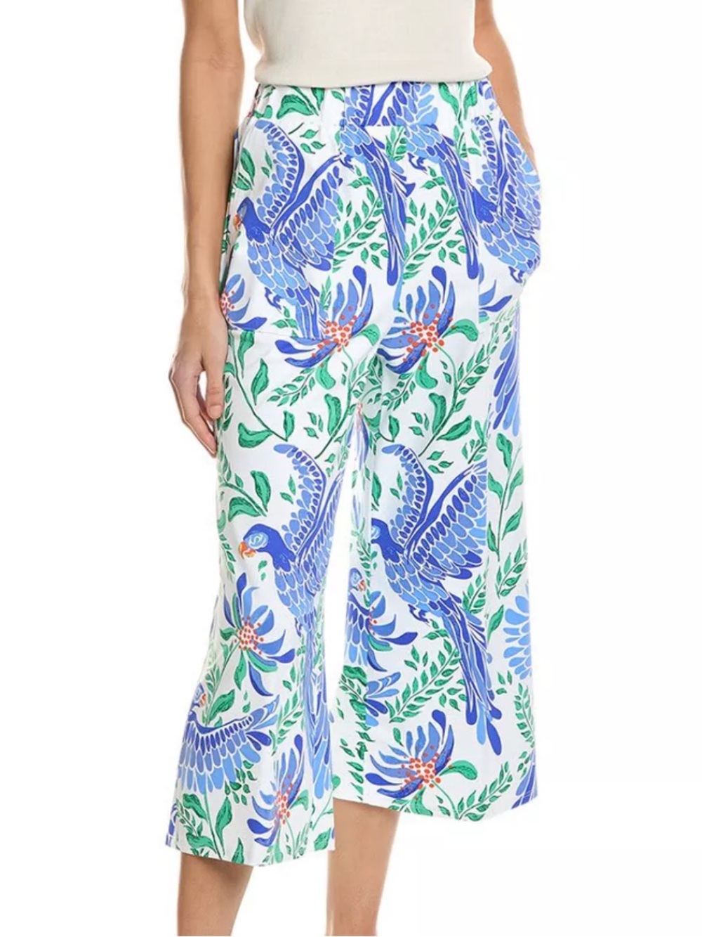 Jude Connally wide leg bird print pants